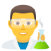 👨‍🔬 man scientist display on JoyPixels